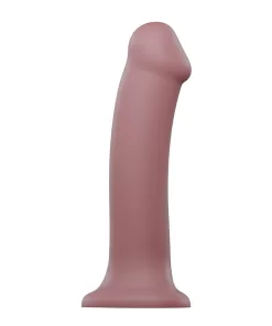 Dildo Design strap-on-me taglia XL con ventosa - flessibile e modellabile - in silicone medicale mono density - 20 cm - rosa