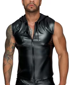H062 Hooded Shirt with 2-way zipper