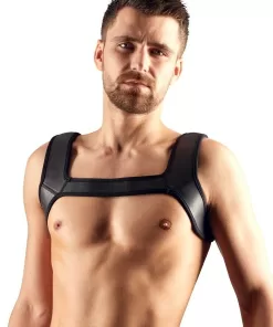 Harness per Uomo imbracatura per il Torace in Gomma nero taglia unica