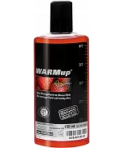 Olio massaggi effetto caldo, commestibile,  WARMUP gusto fragola 150 ML