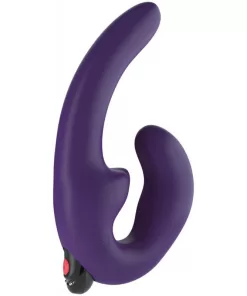 Strapless Strap on vibrante in silicone  SHAREVIBE - Viola