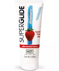 HOT Superglide lubrificante acqua aromatizzato alla fragola 75ml