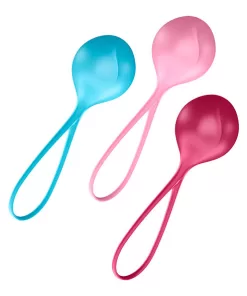 Satisfyer - Balls C03 set di 3 palline con pesi diversi 62 gr - 82 gr - 98 gr