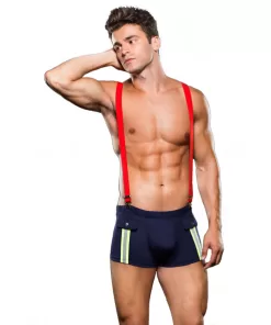 Boxer Pompiere con Bretelle