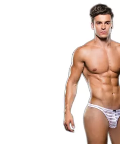 Perizoma per Uomo Bianco con Trasparenze