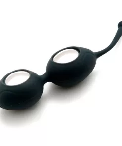 50 Shades of Grey - Palline da geisha in silicone con inserti ABS argentati