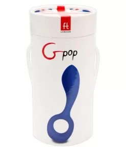 Vibratore ricaricabile in silicone Gpop ideale per punto G e per prostata 12 cm