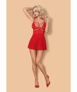 838 Babydoll Rosso