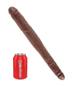 FALLO REALISTICO DOPPIO KING COCK 16 TAPERED DOUBLE DILDO BROWN
