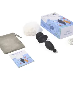Bunny App Controlled Vibrating Bunny Tail Anal Plug