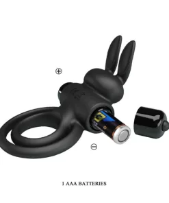 Pretty Love Vibrant Penis Ring III - Black