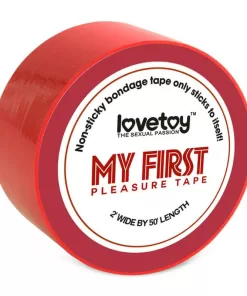 Non-Sticky Bondage Tape Red 15 m