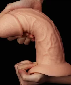 Realistic Curved Dildo Flesh 9,5