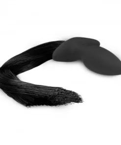 Silicone Anal Plug with Pony Tail
