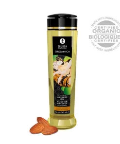 SHUNGA olio massaggi baciabile ORGANICA alla mandorla dolce 240ml