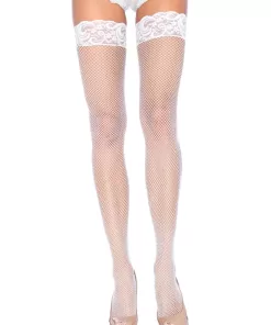 Fishnet Stockings Bianche