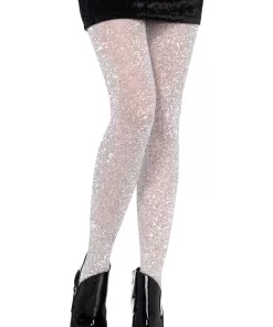 Lurex Pantyhose Silver