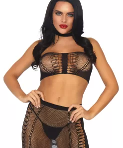 Bandeau Top and Mini Skirt