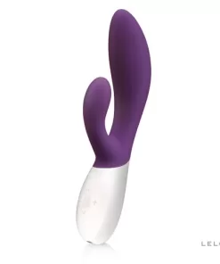 Lelo - Ina Wave Vibratore rabbit viola in silicone ricaricabile e oscillante