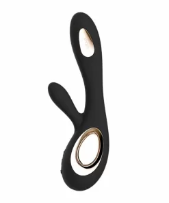 Lelo Soraya Wave vibratore per stimolazione clitoridea e vaginale Nero