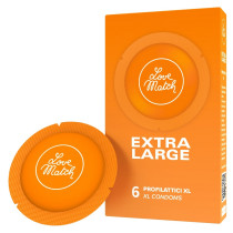 Preservativi taglia comoda Love Match XL 6 pezzi