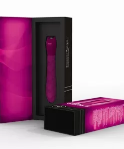 Vibratore design in silicone 13,25 cm x 3,75 cm Ceres Lace Massager Pink