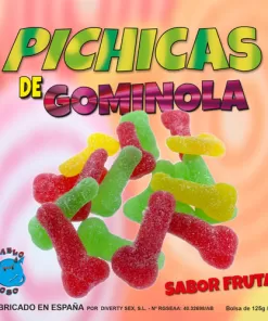 Gummy Penis Frutta con Zucchero