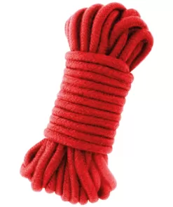 Corda Bondage in Cotone 10 mt Rossa
