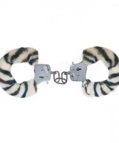 FURRY FUN CUFFS ZEBRA PLUSH