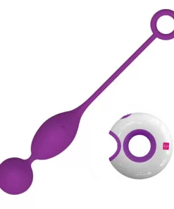 Palline vibranti wireless in silicone viola ricaricabile Julia