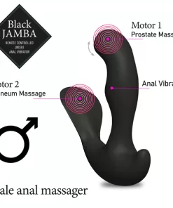 Vibratore Anale Unisex Black Jamba