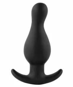 Plug Anale in Silicone Nero n.2