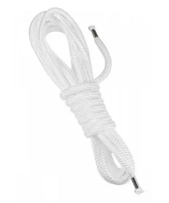 Corda 100% nylon per  Soft bondage lunghezza 5 metri colore bianco
