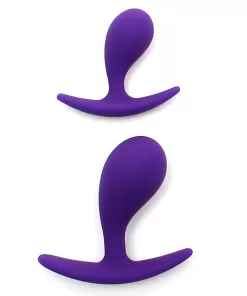 Set 2 Stimolatori Prostata in Silicone - Viola