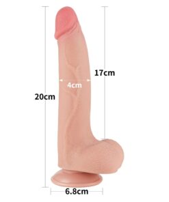 8.5'' Sliding Skin Dual Layer Dong Flesh