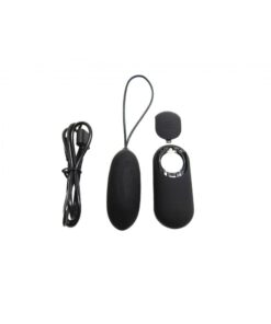Ovetto vibrante G3 ricaricabile nero con telecomando wireless lungo 7 cm